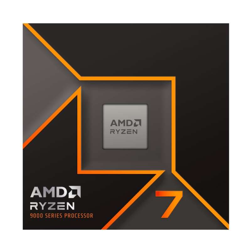 AMD Ryzen 7 9700X 8-Core/ 16-Threads; Socket AM5; 40MB Cache; 65W Processor with Radeon Graphi...