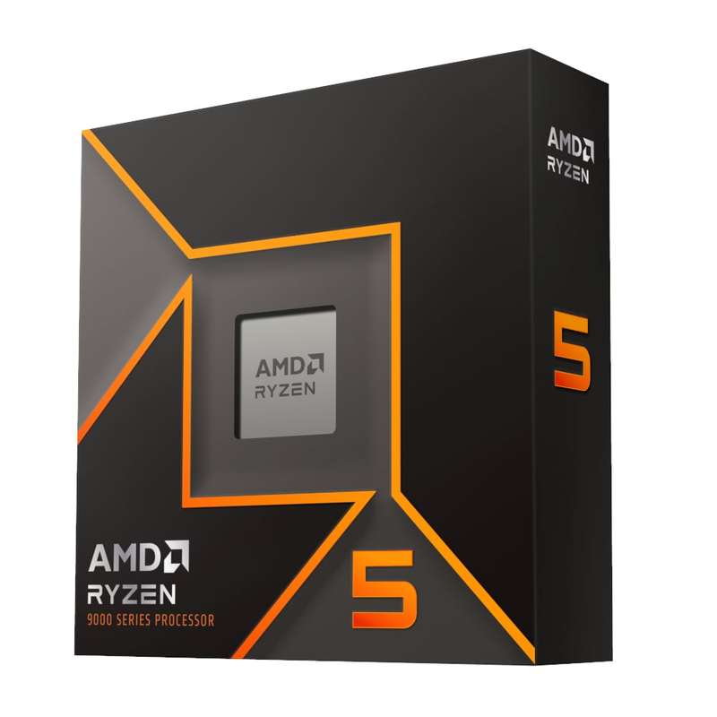 AMD Ryzen 5 9600X 6-Core/ 12-Threads; Socket AM5; 38MB  Cache; 65W Processor with Radeon Graph...