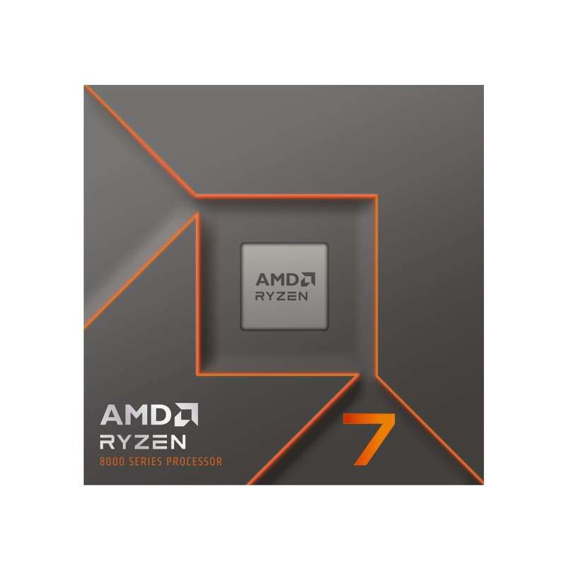 AMD Ryzen 7 8700F 7 8000 Series 8-Core/ 16-Threads; Socket AM5; 16MB L3 Cache;8MB L2 Cache; 65W P...