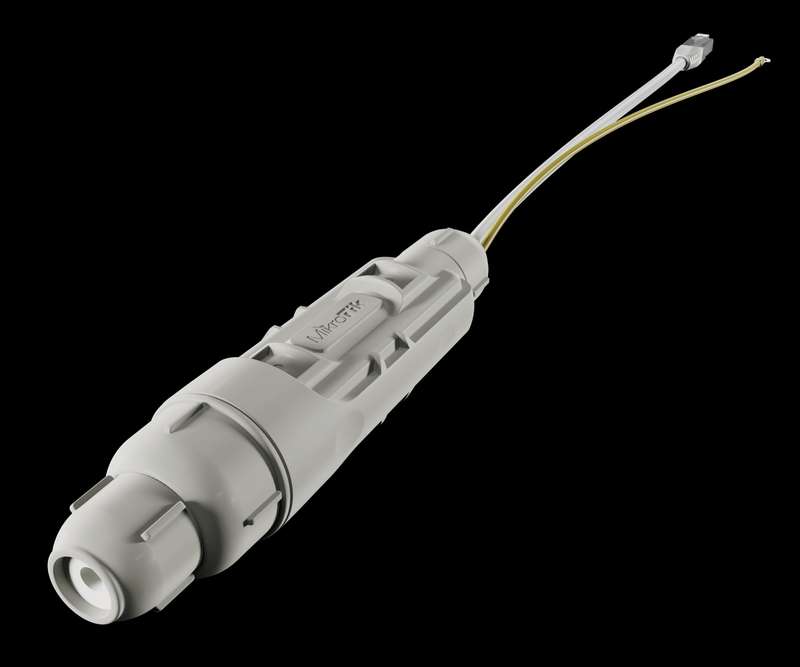 MikroTik Gigabit Ethernet Surge Protector in IP68 enclosure