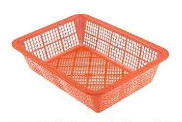 Preparation plastic basket 185x253x61 orange 1101-or