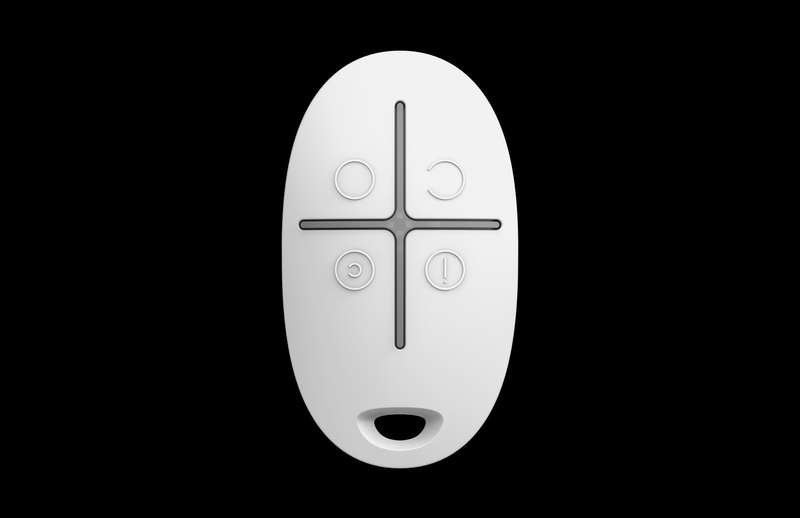 AJAX Security - SpaceControl Wireless Fob Remote White  | AJAX-SC-FOB-W