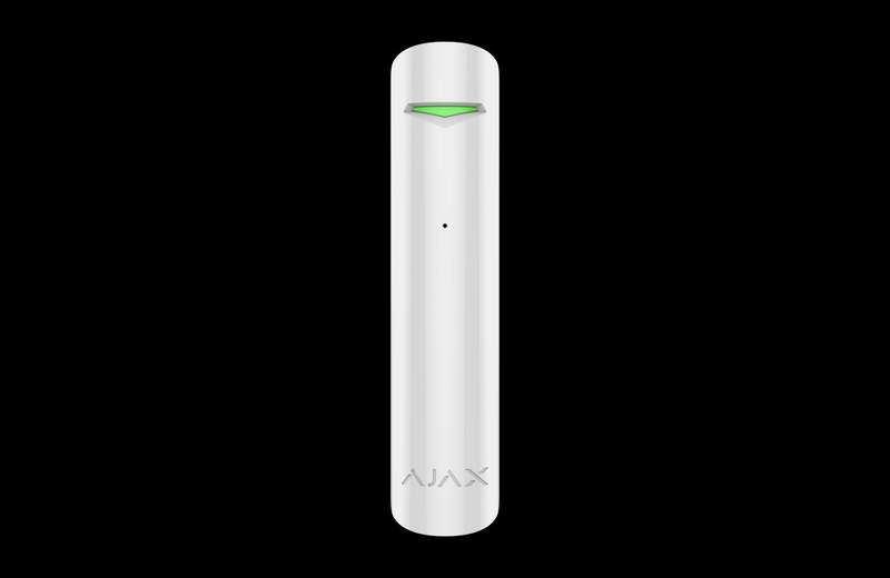 AJAX Security - GlassProtect Jeweller - White Wireless Indoor Glass Break Detector | AJAX-GP-INDR-W