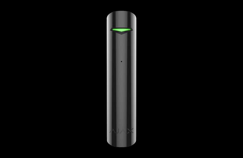 AJAX Security - GlassProtect Jeweller - Black Wireless Indoor Glass Break Detector | AJAX-GP-INDR-B