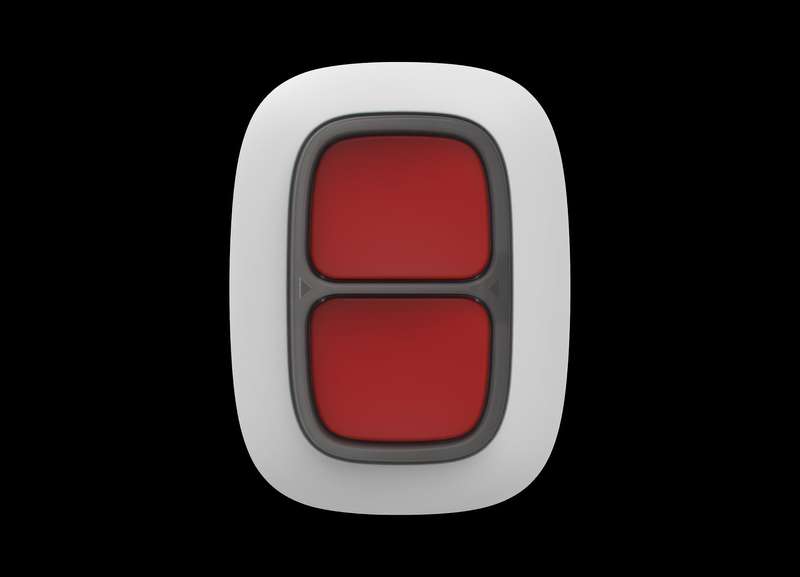 AJAX Security - DoubleButton Jeweller - Double White Wireless Smart Button for Panic and Control ...