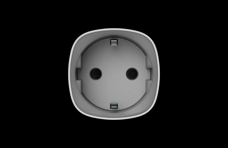 AJAX Security - Automation - White Wireless Smart Plug with Energy Consumption Monitoring | AJAX-...