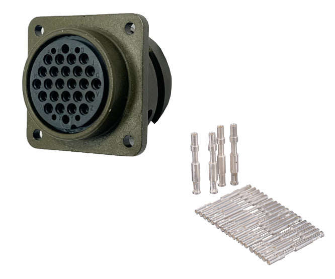 Circular socket 24w 22a bayonet 121094-0064
