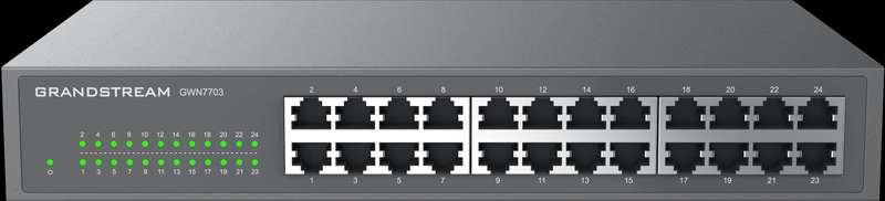 Grandstream Enterprise 24 port Unmanaged GbE Switch | GWN7703