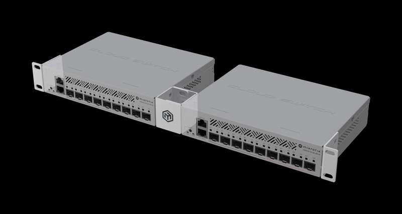 MikroTik 1U Dual or 10" Mounting Bracket |RMK-2/10