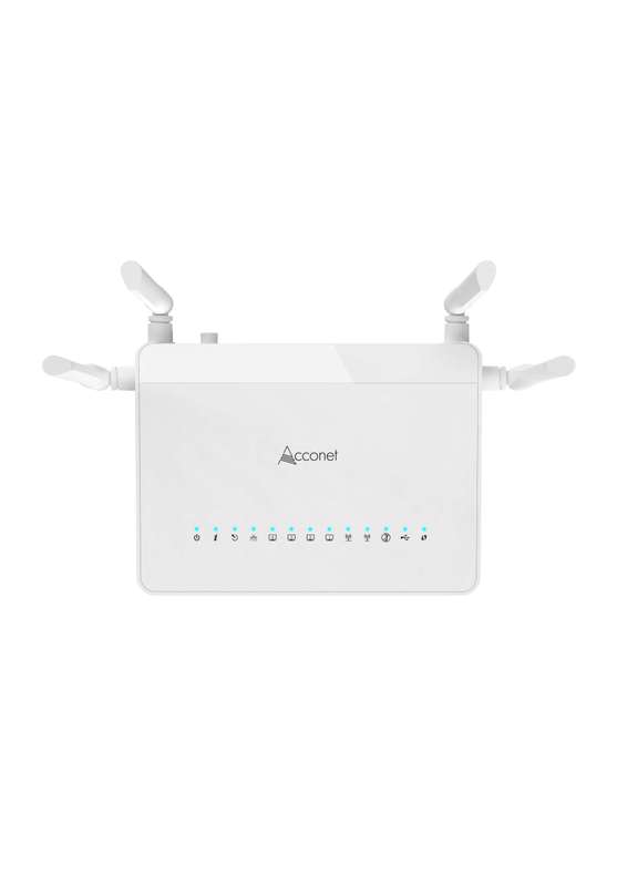 Acconet WiFi 5 xPON 4 Port Gigabit Wireless ONU/ONT
