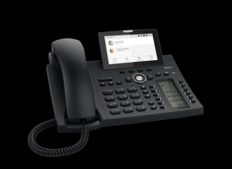 Snom D385 12-line Desktop SIP Phone - No PSU Included - Hi-Res Colour TFT Display - USB