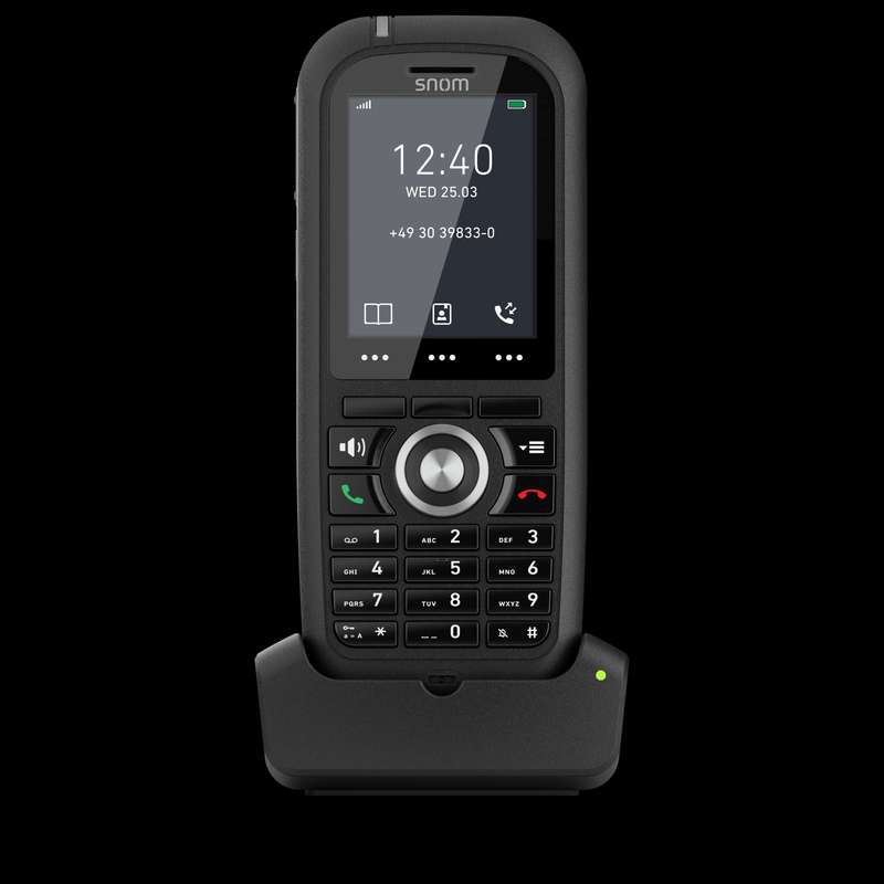 Snom M80 Ruggedized DECT SIP Phone w/ Charging Base