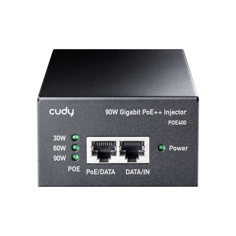 Cudy 90W Gigabit PoE+/PoE Injector | POE400