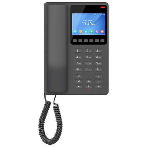Grandstream 2 Line 3.5'' Color LCD Hotel Phone Black | GHP631