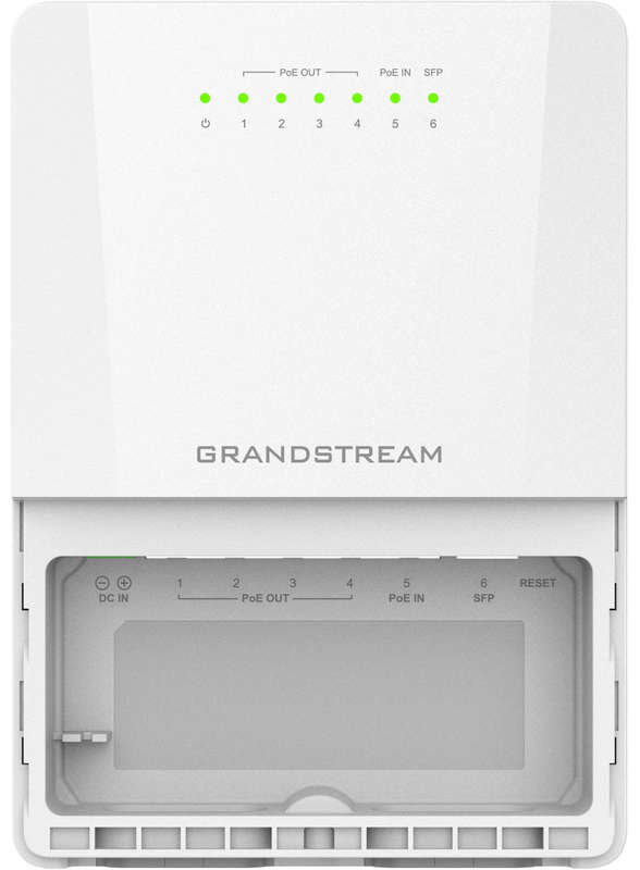 Grandstream Enterprise 5 port Outdoor IP66 Lite Cloud Managed GbE PoE Switch | GWN7710R