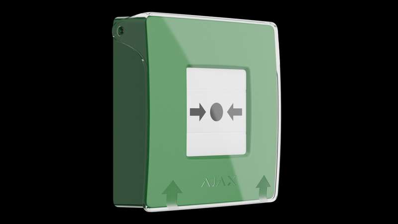 AJAX Security - Manual Call Point - Green | AJAX-CP-G