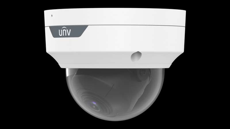 Uniview UNV Ultra H.265 2MP ColorHunter Dome Camera | UN-IPC3512LE-ADF40K-WP