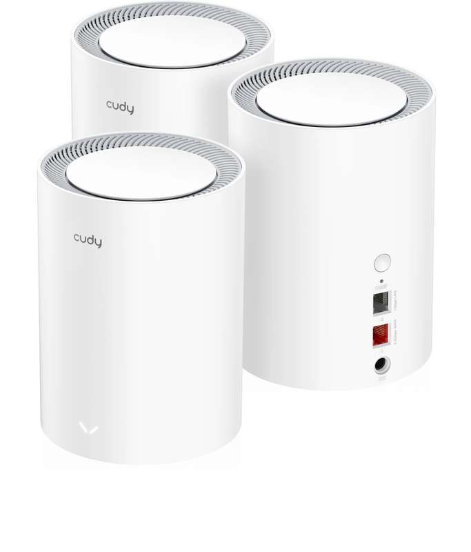 Cudy Dual Band 3000Mbps WiFi 6 Multi-Gigabit Mesh 3-Pack | M3000 (3-Pack)