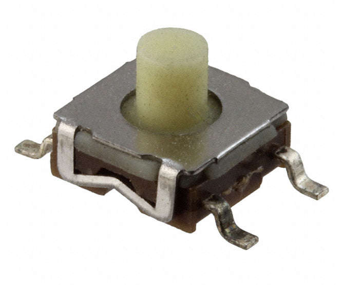 Smd tactile push button switch spst-no 0.05a black 6x6 5mm 1571634-1