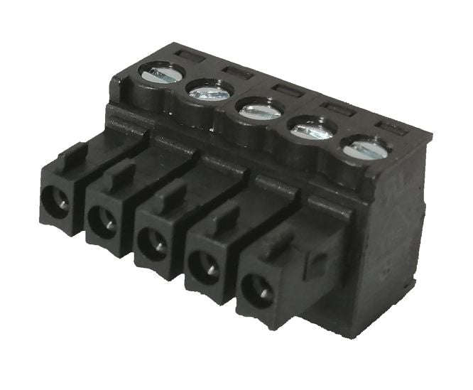 Socket str 5w plug-in 3.5mm black 15edgk-3.5-05p-13-00ah