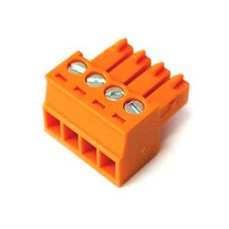 Socket str 4w plug-in 3.5mm orange 15edgk-3.5-04p-15-00a(h)