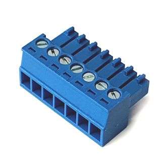 Socket str 7w plug-in p=3.5mm blue 15edgk-3.5-07p-12-00a(h)