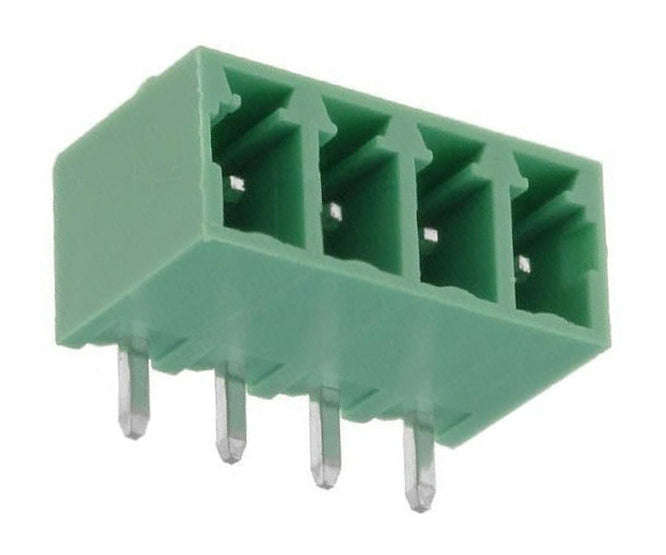 Pcb header r/a pcb-mnt 04p closed 15edgrc-3.81-04p-14-00ah