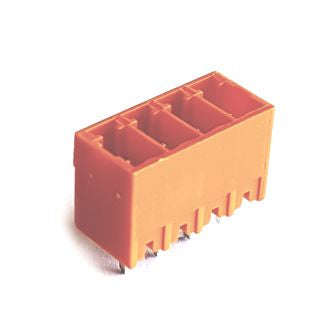 Header str pcb-mnt 04p closed orange 15edgvc-3.5-04p-15-00ah