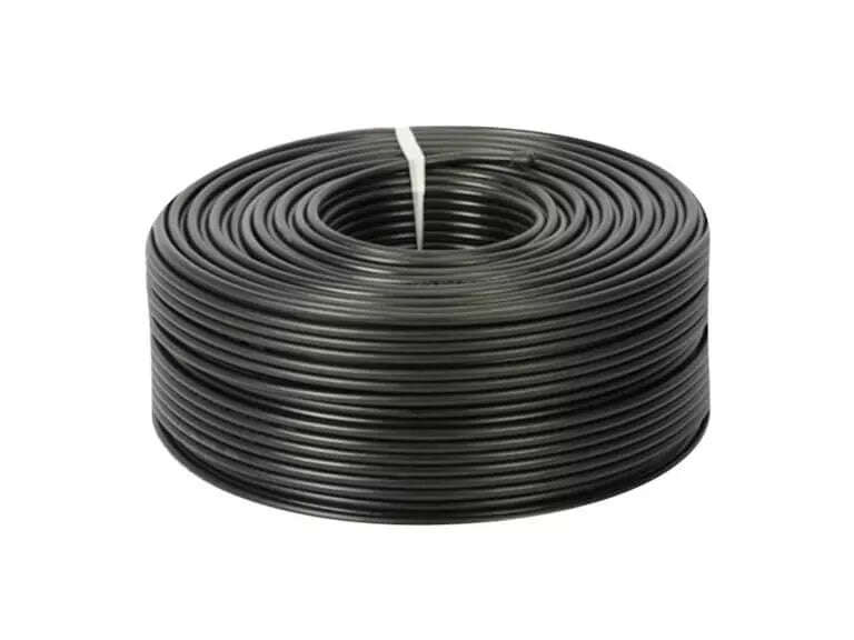 Essential CAT5 UV Outdoor Ethernet Cable 100m Black CCA SF/TP Pull Box | CAT5U-100-GEN