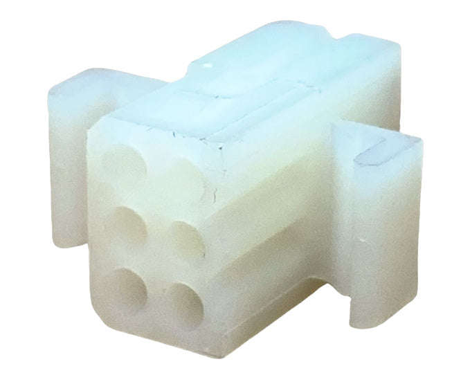 Socket housing receptacle 6w 3.68 p/m 1561tl 1625-06r/ 03-06-1061