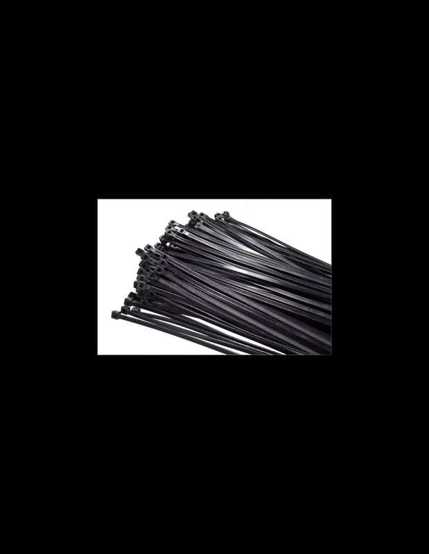 Acconet 100 Pack Black 300x4.8mm Cable Tie | AC-CT-300x48-B