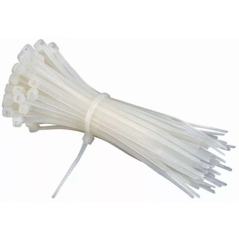 Acconet 100 Pack White 370x4.8mm Cable Tie | AC-CT-370x48-W