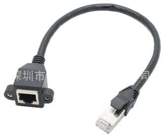 Adaptor lead cat6 300mm rj45 p/mnt lead 30cm