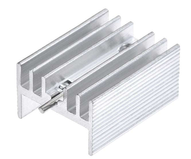 Heatsink to220 15x10x25 w/pin 6063-...-natural