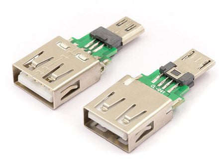 Usb-a socket to usb-micro 5 pin adapter 180641