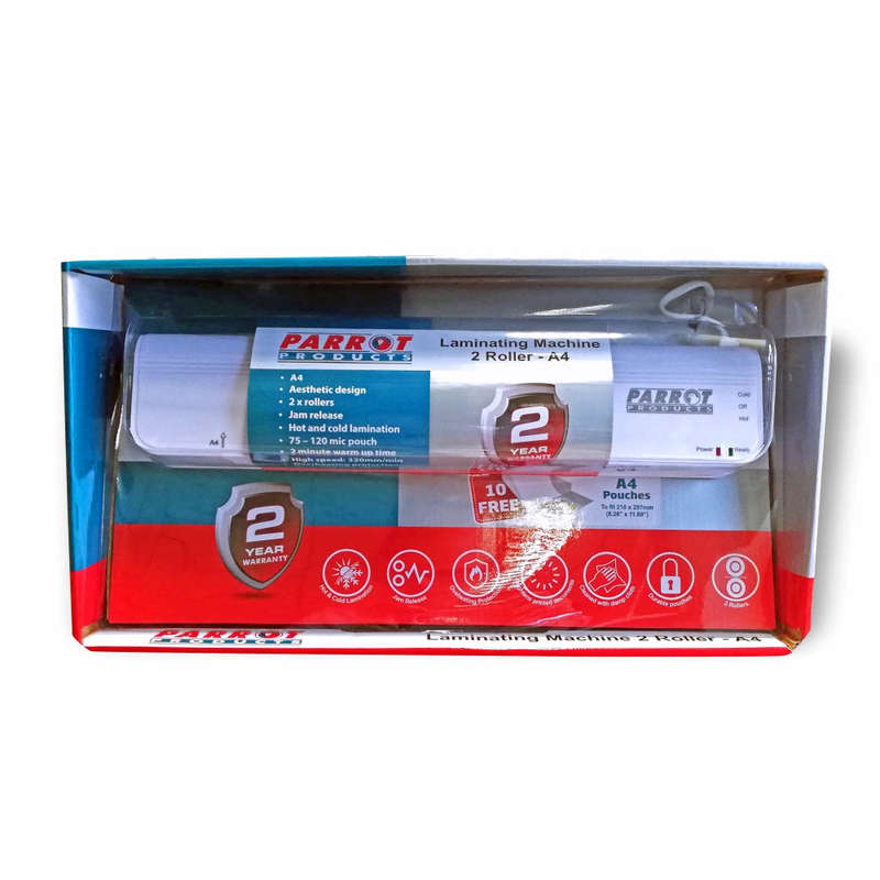 LAMINATING MACHINE 2 ROLLER A4 400MM/MIN RETAIL