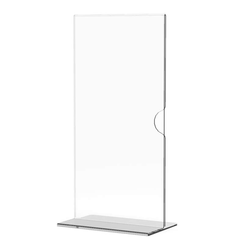 MENU HOLDER ACRYLIC DOUBLE SIDED 1/3(DL) A4 - BOX 5