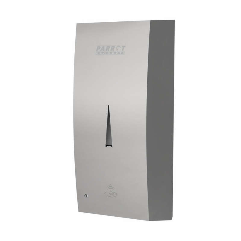 JANITORIAL S/STEEL SANITIZER DISPENSER WALL MOUNTED 1000ML AUTO