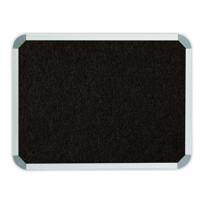 INFO BOARD ALUMINIUM FRAME 900*600MM BLACK