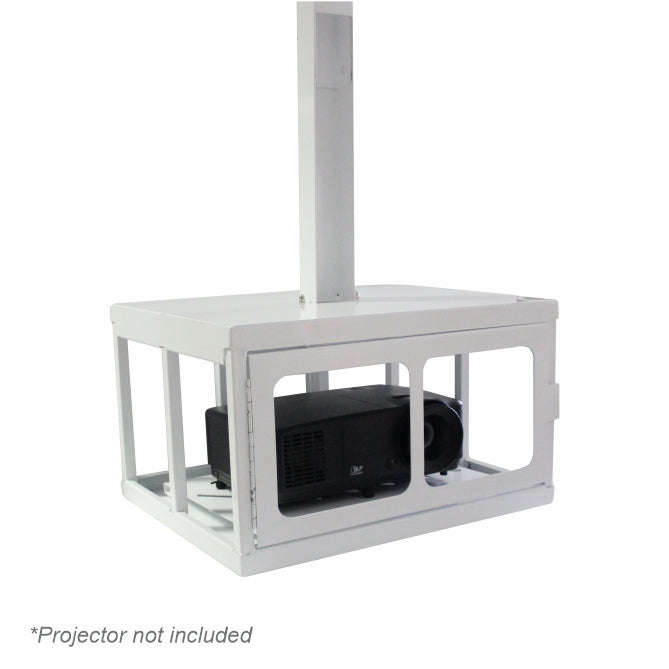 CEILING MOUNT PROJECTOR SECURITY CAGE LOCKABLE 450*220*340MM