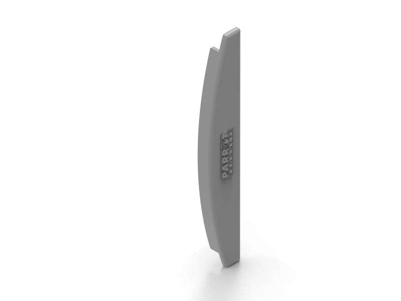SIGN FRAME SINGLE SIDED END CAP 120MM