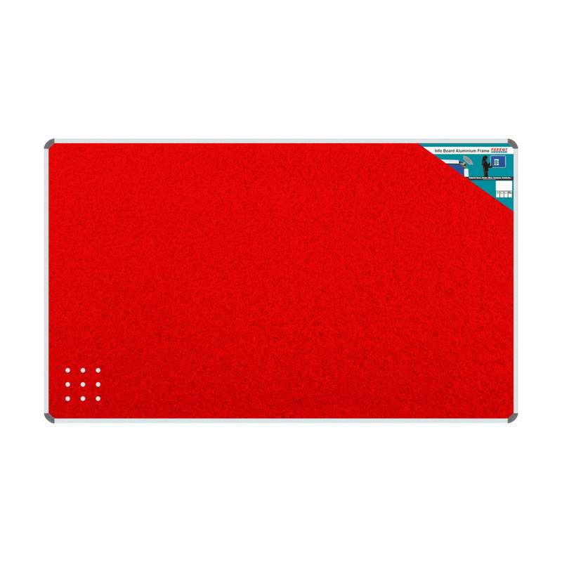 INFO BOARD ALUMINIUM FRAME 2400*1200MM RED