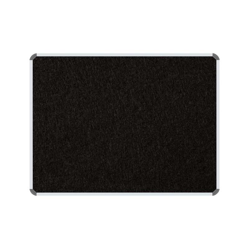INFO BOARD ALUMINIUM FRAME 600*450MM BLACK