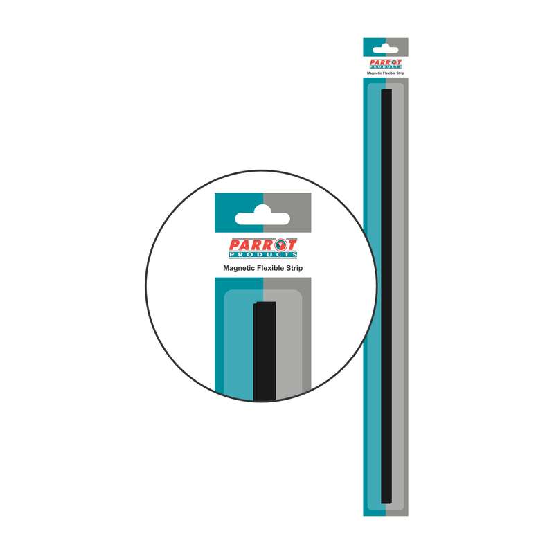 MAGNETIC FLEXIBLE STRIPS 1000*10MM BLACK