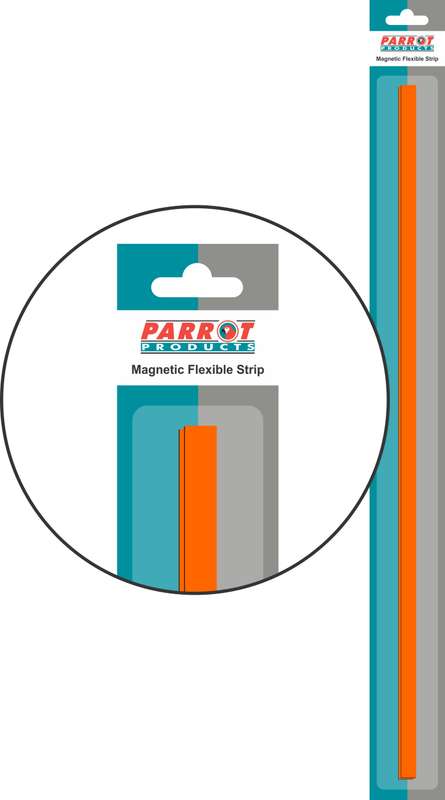 MAGNETIC FLEXIBLE STRIPS 1000*20MM ORANGE