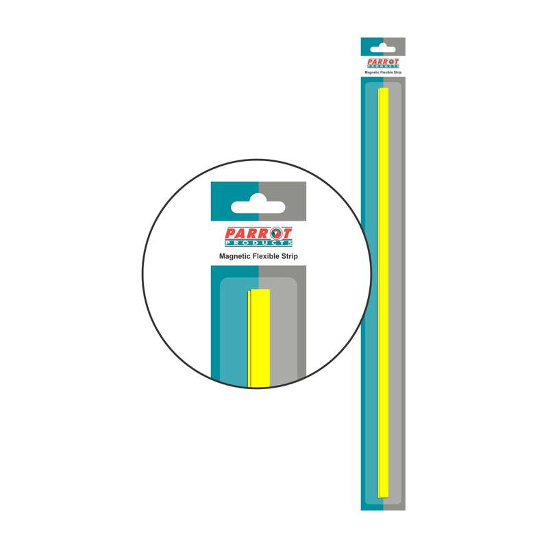 MAGNETIC FLEXIBLE STRIPS 1000*15MM YELLOW