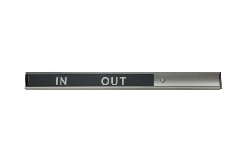 SIGN FRAME 50 x 600mm IN/OUT SLIDE & MESSAGE STRIP