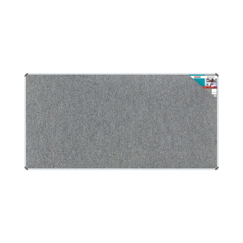 BULLETIN BOARD RIBBED ALUM FRAME 2400*1200MM LAUREL
