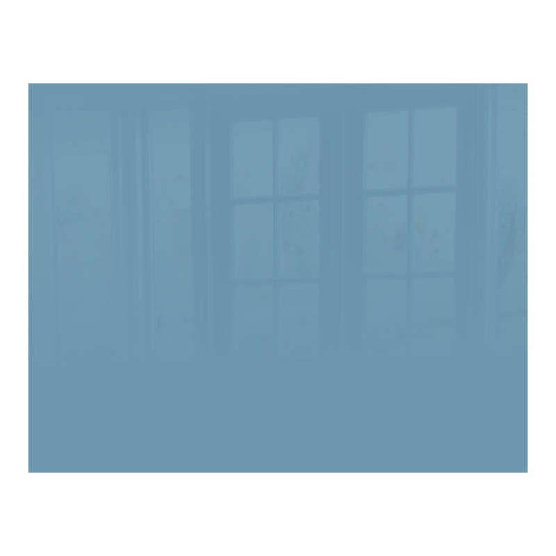 DECORATIVE GLASS WALL TILE 898MM X 700MM PASTEL BLUE