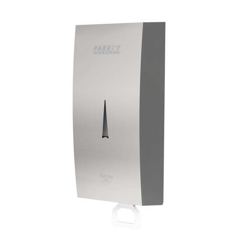 JANITORIAL S/STEEL SANITIZER DISPENSER WALL MOUNTED 1000ML MANUAL